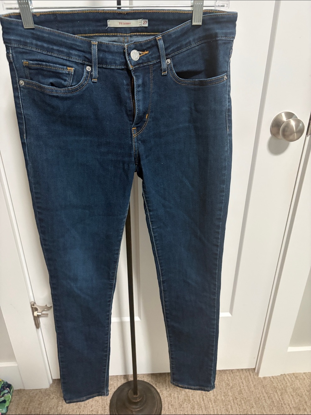 Signature by Levi Strauss Dark Indigo Skinny Jeans